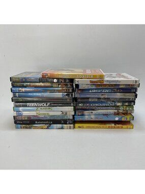 Huge Kids & Family DVD Lot Disney, DreamWorks, Shrek, Madagascar & More Read